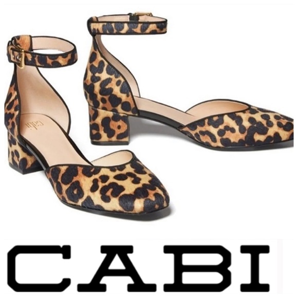 CAbi Shoes - 💕SALE💕CAbi Kiki Ankle Strap Leopard Print Sandal